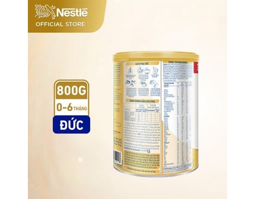 Sữa Nan Supreme Pro Số 1 Bổ Sung 5HMO Cho Bé 0-6 Tháng 800g Nestlé ảnh 4