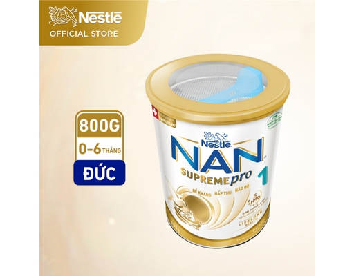 Sữa Nan Supreme Pro Số 1 Bổ Sung 5HMO Cho Bé 0-6 Tháng 800g Nestlé ảnh 5