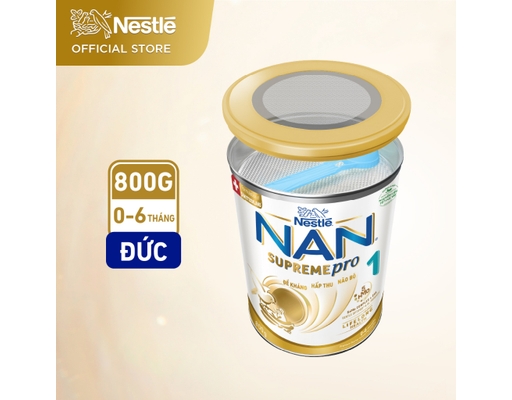 Sữa Nan Supreme Pro Số 1 Bổ Sung 5HMO Cho Bé 0-6 Tháng 800g Nestlé ảnh 6