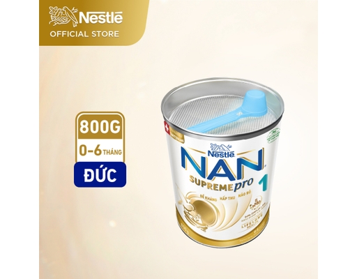 Sữa Nan Supreme Pro Số 1 Bổ Sung 5HMO Cho Bé 0-6 Tháng 800g Nestlé ảnh 7