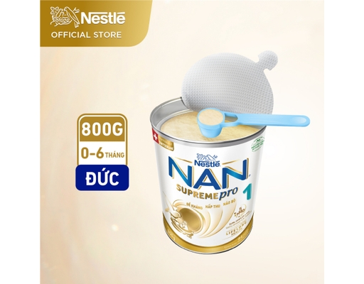 Sữa Nan Supreme Pro Số 1 Bổ Sung 5HMO Cho Bé 0-6 Tháng 800g Nestlé ảnh 8