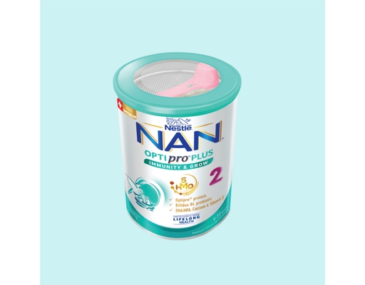 Sữa Bột Nan Optipro Plus 5HMOS Số 2 Cho Bé 6-12 Tháng 800g Nestlé ảnh 3