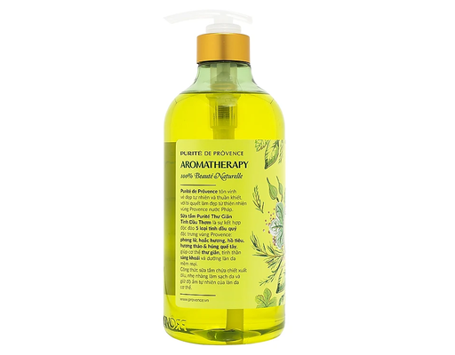 Sữa Tắm Thư Giãn Tinh Dầu Hương Thơm Aroma 850ml Purite ảnh 6