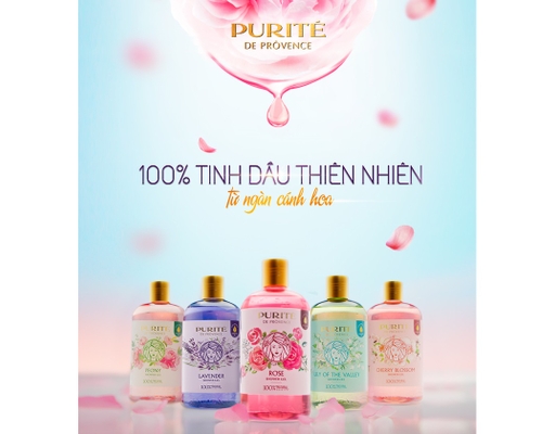 Sữa Tắm Mềm Mịn Hương Hoa Hồng 850ml Purite ảnh 11