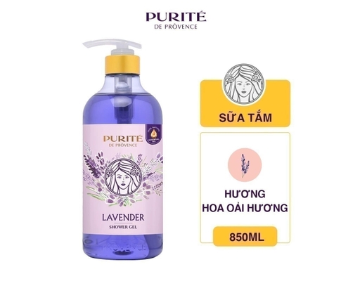 Sữa Tắm Thư Giãn Hoa Oải Hương 850ml Purite ảnh 7