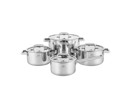 Bộ Nồi Inox Liền Khối Trimax Eco EL-8005 Size 18,20,26, Quánh 16cm Elmich ảnh 0