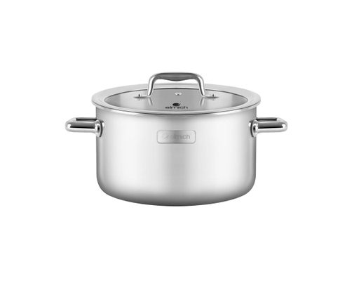 Bộ Nồi Inox Liền Khối Trimax Eco EL-8005 Size 18,20,26, Quánh 16cm Elmich ảnh 1