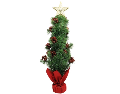 Cây Thông Mini Gắn Trái Thông T24G-P 60cm Chaang Chiia ảnh 1
