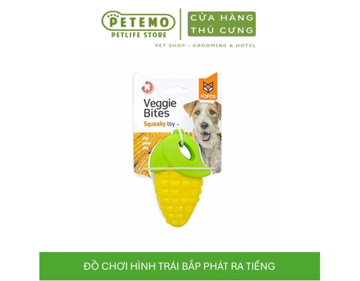 Đồ Chơi Gặm Cắn Cho Chó Phát Ra Tiếng Hình Trái Bắp FOFOS ảnh 1