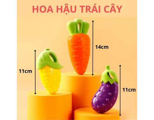 Đồ Chơi Gặm Cắn Cho Chó Phát Ra Tiếng Hình Trái Bắp FOFOS ảnh 6