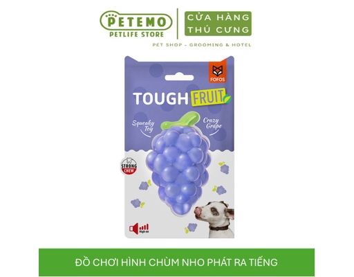 Đồ Chơi Nhai Gặm Cho Chó Phát Ra Tiếng Hình Chùm Nho FOFOS ảnh 1