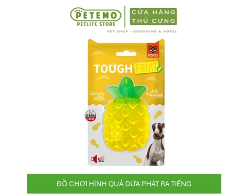 Đồ Chơi Nhai Gặm Cho Chó Phát Ra Tiếng Hình Quả Dứa FOFOS ảnh 1