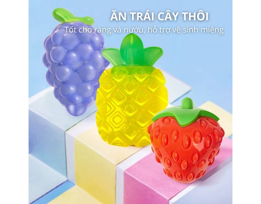 Đồ Chơi Nhai Gặm Cho Chó Phát Ra Tiếng Hình Quả Dứa FOFOS ảnh 3