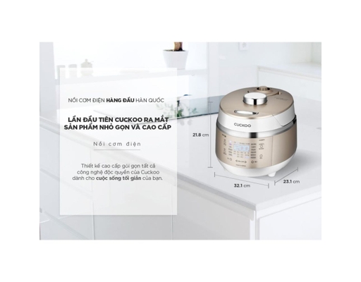 [Đặt Trước] Nồi Cơm Điện Cao Tần CRP-EHS0309F/WHGOVNCV 0.54L Cuckoo ảnh 2