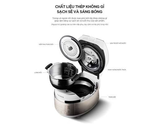 [Đặt Trước] Nồi Cơm Điện Cao Tần CRP-EHS0309F/WHGOVNCV 0.54L Cuckoo ảnh 3
