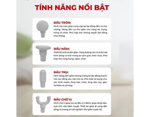 Máy Massage Cầm Tay Dạng Súng Choice Dr DC-001 Buheung ảnh 4
