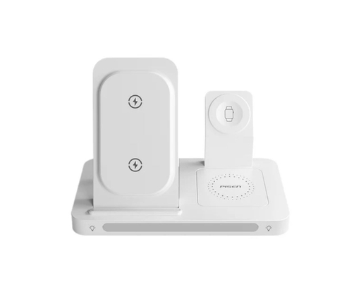Sạc Pro Wireless Magsafe 3-In-1 XY-C56 Màu Trắng Pisen ảnh 2