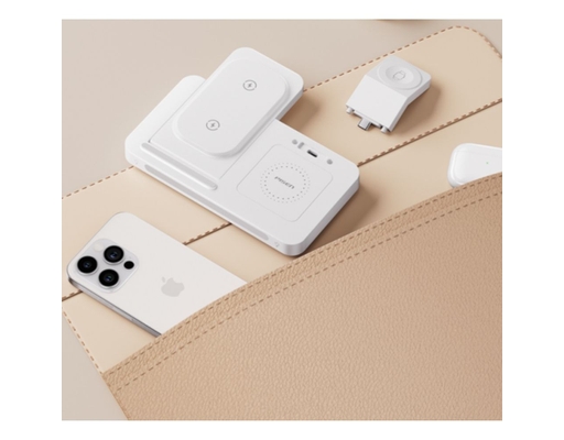 Sạc Pro Wireless Magsafe 3-In-1 XY-C56 Màu Trắng Pisen ảnh 5