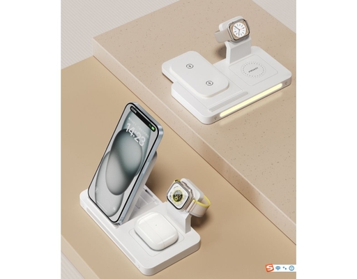 Sạc Pro Wireless Magsafe 3-In-1 XY-C56 Màu Trắng Pisen ảnh 7