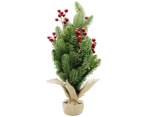 Cây Thông Mini PE Gắn Trái Đỏ 45cm Chaang Chiia ảnh 0