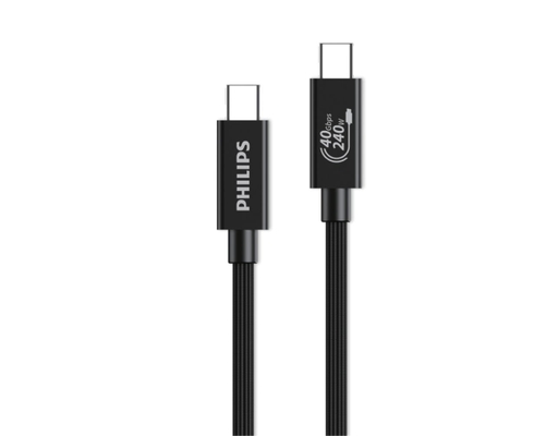 Cáp Type C To Type C USB4.0 DLC2608SR Dài 1m Philips ảnh 0