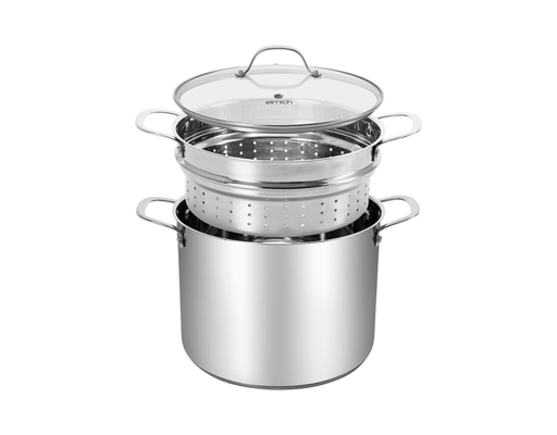 Nồi Hấp Inox 304 Đáy 5 Lớp 28cm Elmich ảnh 1