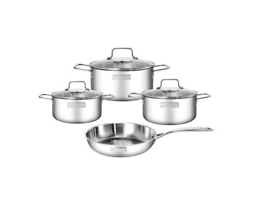 Bộ Nồi Inox Liền Khối EL-2476 (3 Nồi + 1 Chảo) Elmich ảnh 0