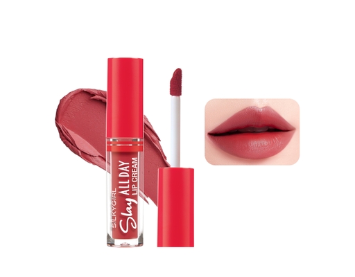 Son Kem Lì Slay All Day Màu #02 Hồng Đất 2ml Silkygirl ảnh 1
