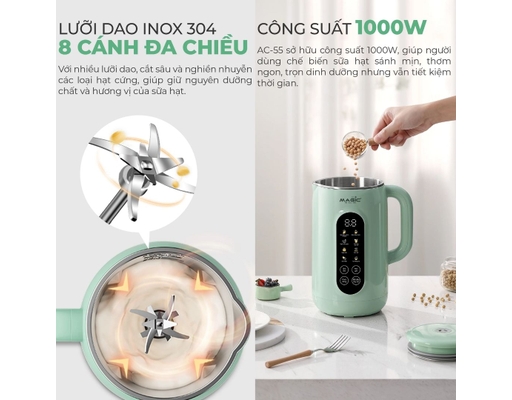 Máy Xay Sữa Hạt ECO AC-55 Magic ảnh 2