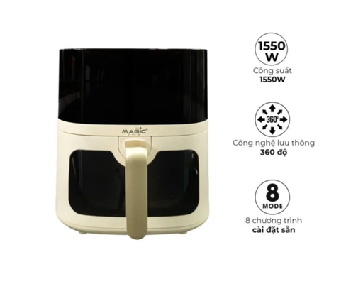 Nồi Chiên Không Dầu ECO AC-125 Dung Tích 6L Magic ảnh 1