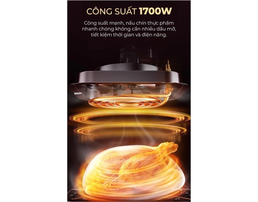 Nồi Chiên Không Dầu ECO AC-125 Dung Tích 6L Magic ảnh 6