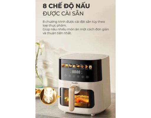 Nồi Chiên Không Dầu ECO AC-125 Dung Tích 6L Magic ảnh 8