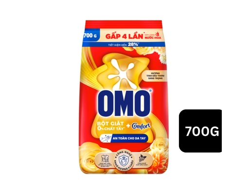 Bột Giặt Hương Comfort Tinh Dầu Thơm Sang Trọng 700g OMO ảnh 0