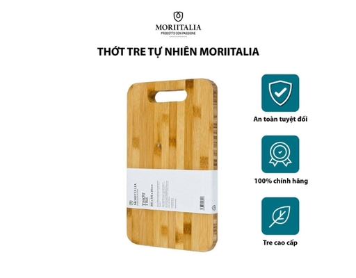 Thớt Tre NB78-M 35.5x22.5x2.5cm Moriitalia ảnh 3