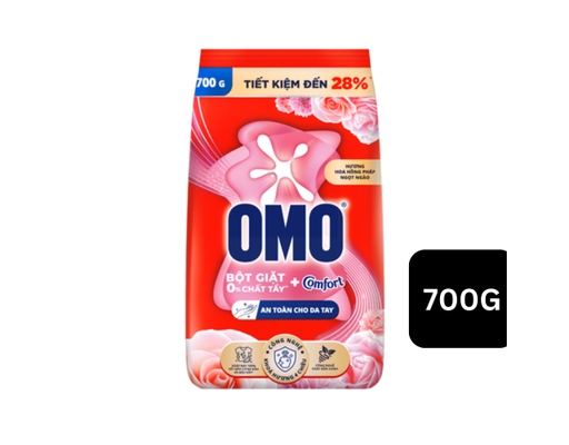 Bột Giặt Hương Comfort Hoa Hồng Pháp 700g OMO ảnh 0