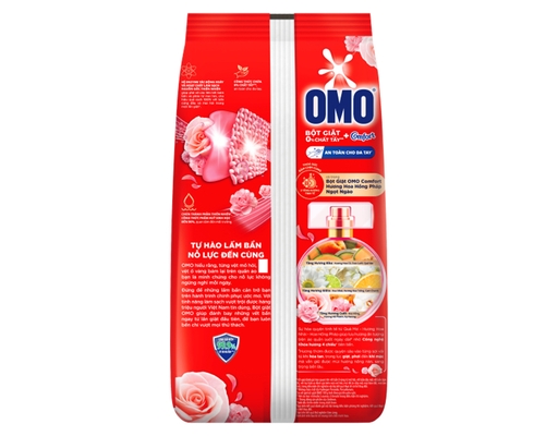 Bột Giặt Hương Comfort Hoa Hồng Pháp 5.1kg OMO ảnh 1
