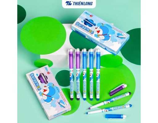 Bút Lông Kim FL04/DO Hộp 10 Cây Thiên Long ảnh 2