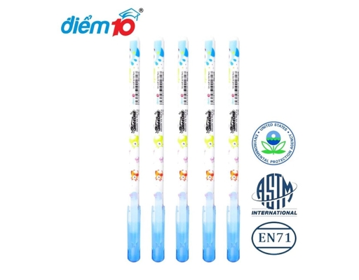Bút Bi Đùn TP-08 Mực Xanh Thiên Long ảnh 1