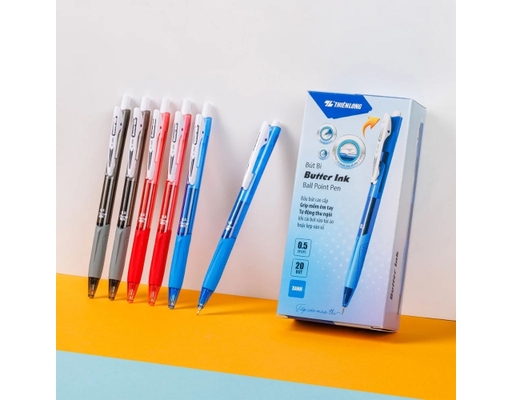 Bút Bi TL-095 Mực Xanh Thiên Long ảnh 6