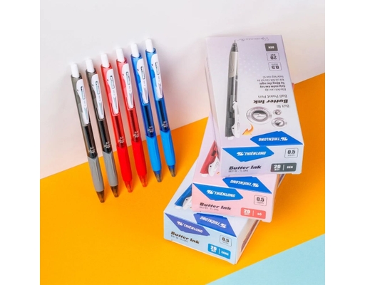 Bút Bi TL-095 Mực Xanh Thiên Long ảnh 7
