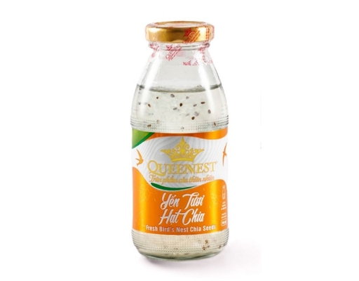 Yến Tươi Hạt Chia - Chai 240ml Queennest ảnh 0