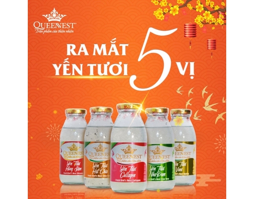 Yến Tươi Collagen - Chai 240ml Queennest ảnh 2