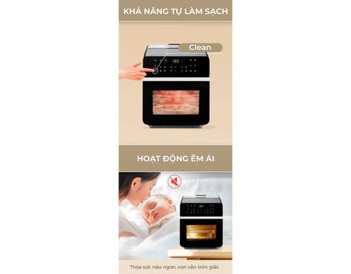 Nồi Chiên Không Dầu Kết Hợp Hấp ECO S12 Dung Tích 12L Magic ảnh 13