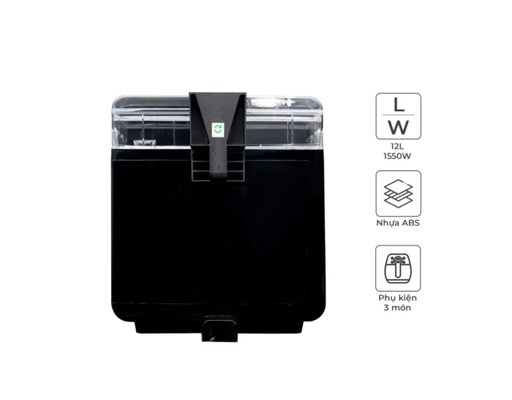 Nồi Chiên Không Dầu Kết Hợp Hấp ECO S12 Dung Tích 12L Magic ảnh 3