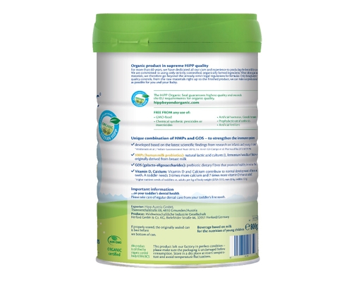 Sữa Bột Organic Combiotic Cho Bé Từ 36 Tháng 800g Hipp ảnh 2