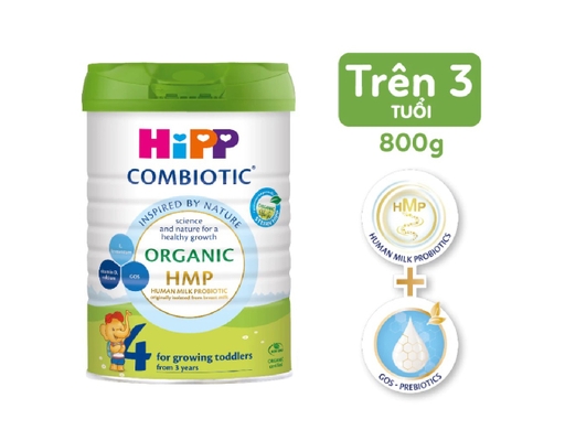 Sữa Bột Organic Combiotic Cho Bé Từ 36 Tháng 800g Hipp ảnh 3