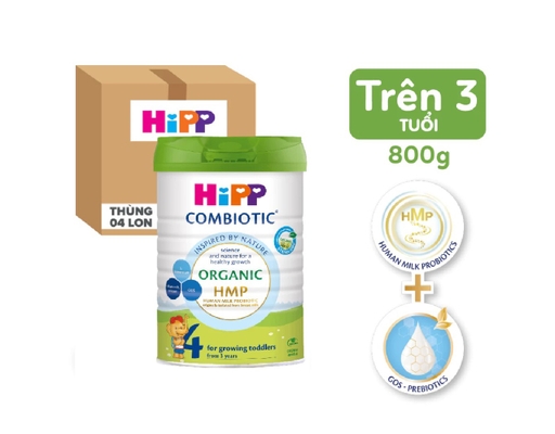 Sữa Bột Organic Combiotic Cho Bé Từ 36 Tháng 800g Hipp ảnh 4