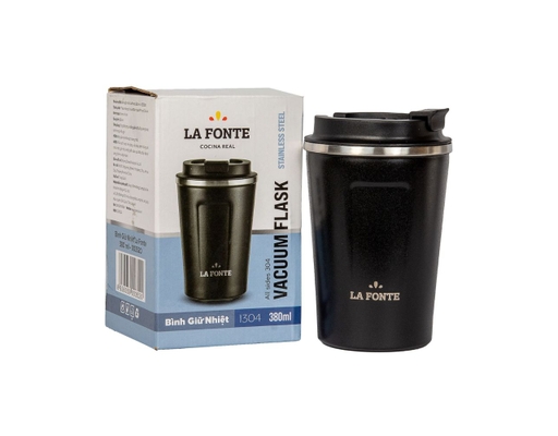 Bình Giữ Nhiệt 003520 380ml Màu Đen La Fonte ảnh 3