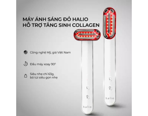 Máy Ánh Sáng Đỏ Tăng Sinh Collagen 3 Trong 1 Red Light Therapy Device 3 in 1 Halio ảnh 1