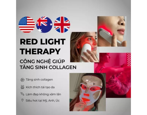 Máy Ánh Sáng Đỏ Tăng Sinh Collagen 3 Trong 1 Red Light Therapy Device 3 in 1 Halio ảnh 4